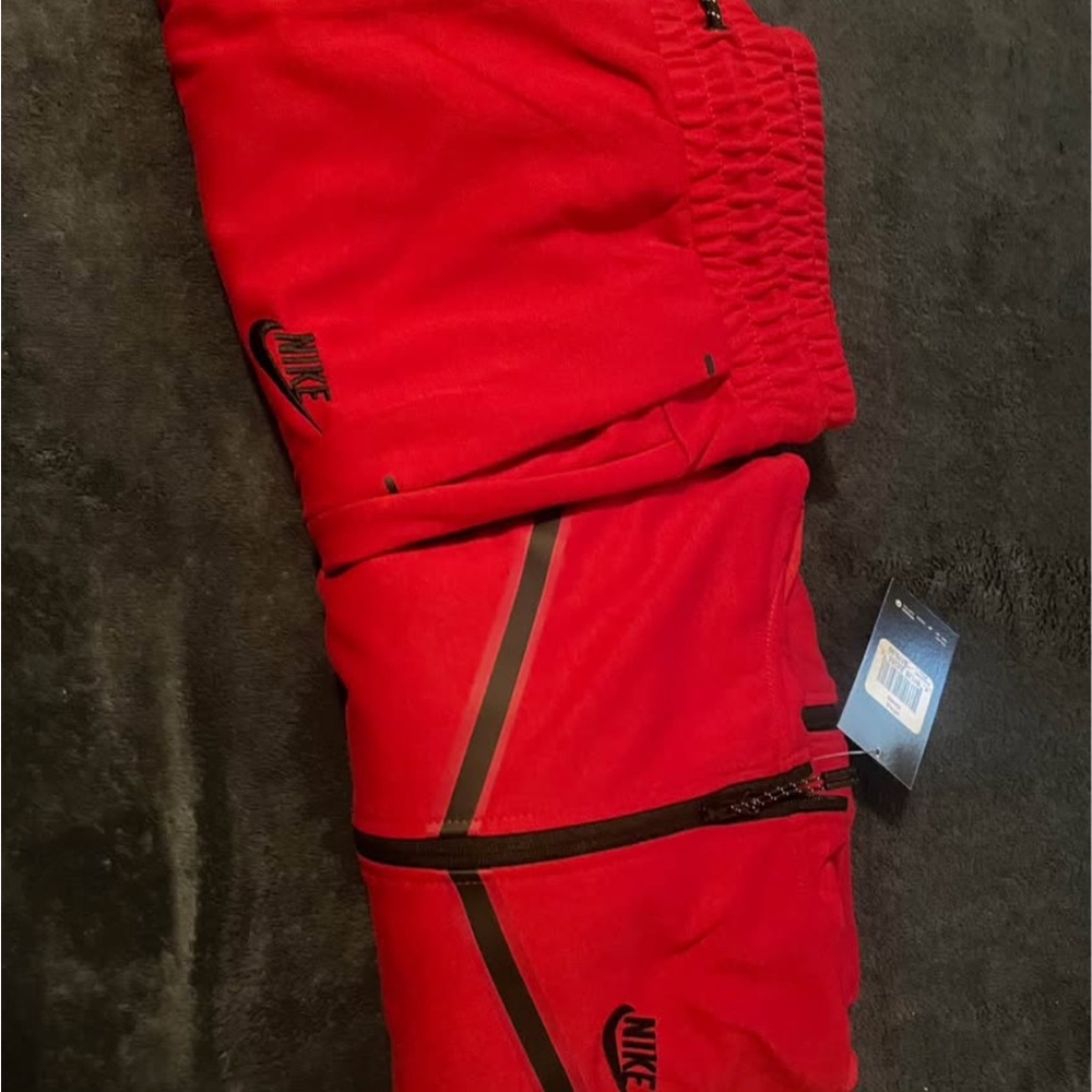Nike Men's Bright Red Athletic pants